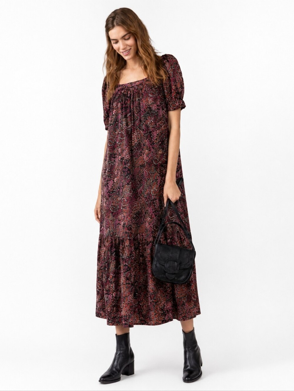 Lisabetta Midi Dress by Maeve for Anthropologie Size XS